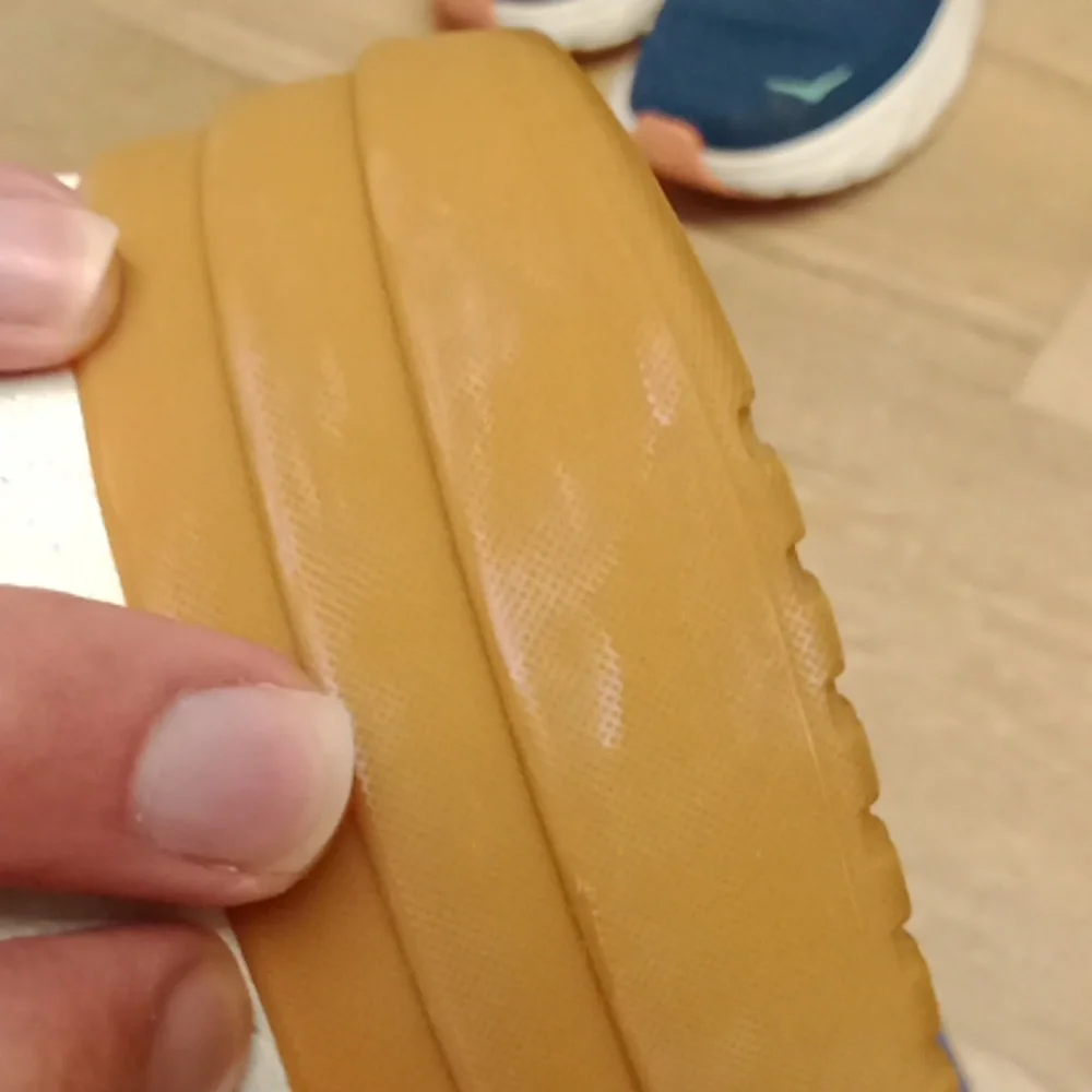 adidas White Low-Top Sneakers with Gum Sole and Pastel Stripe Accents - Picture 9 of 10